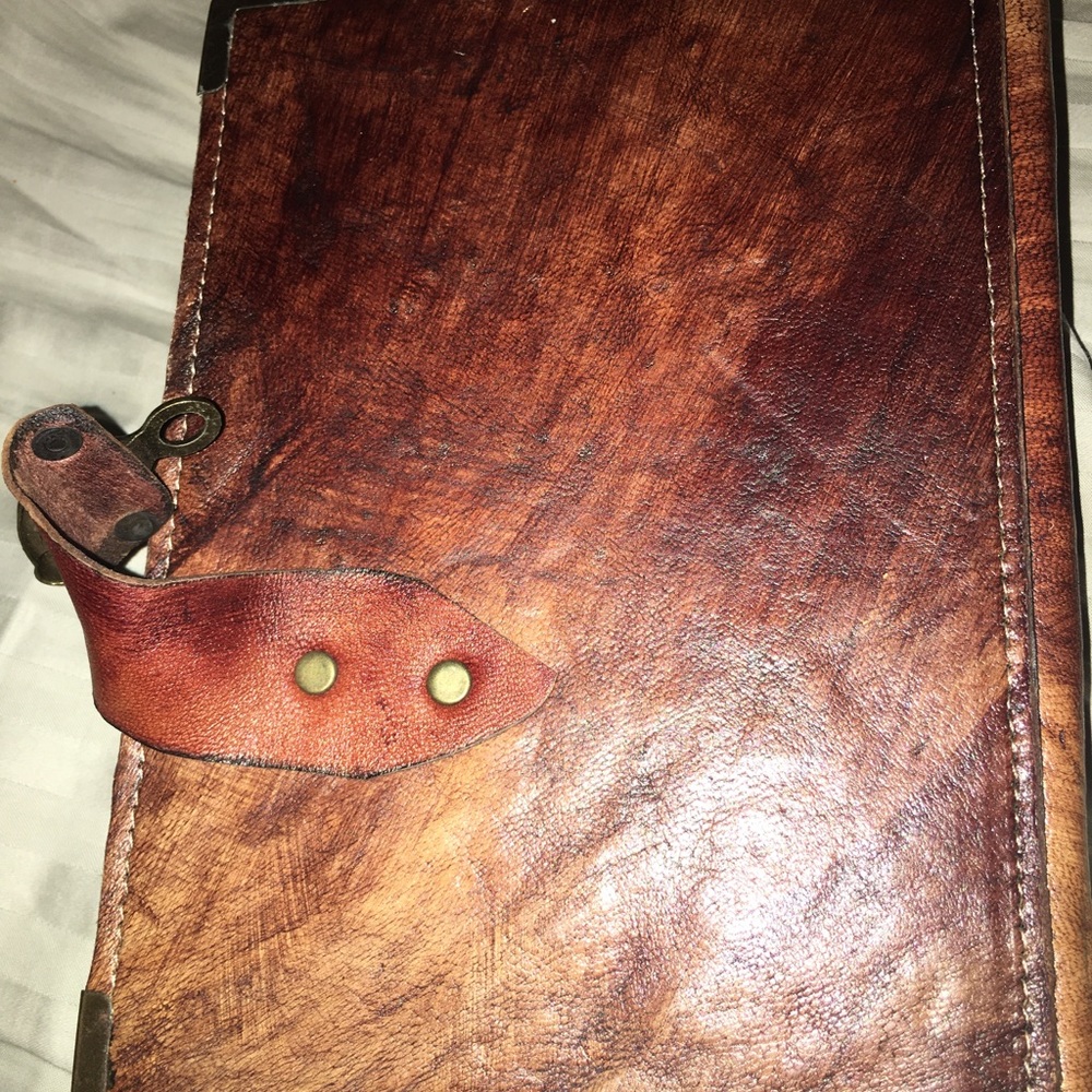 Handmade Leather-bound Journal - Picture 2 of 3